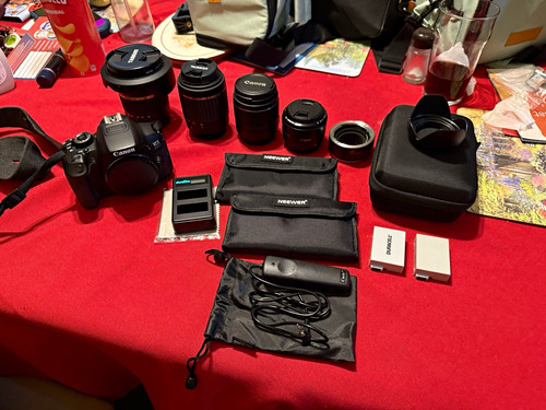 Canon eos 650d dslr bundle - eos, +